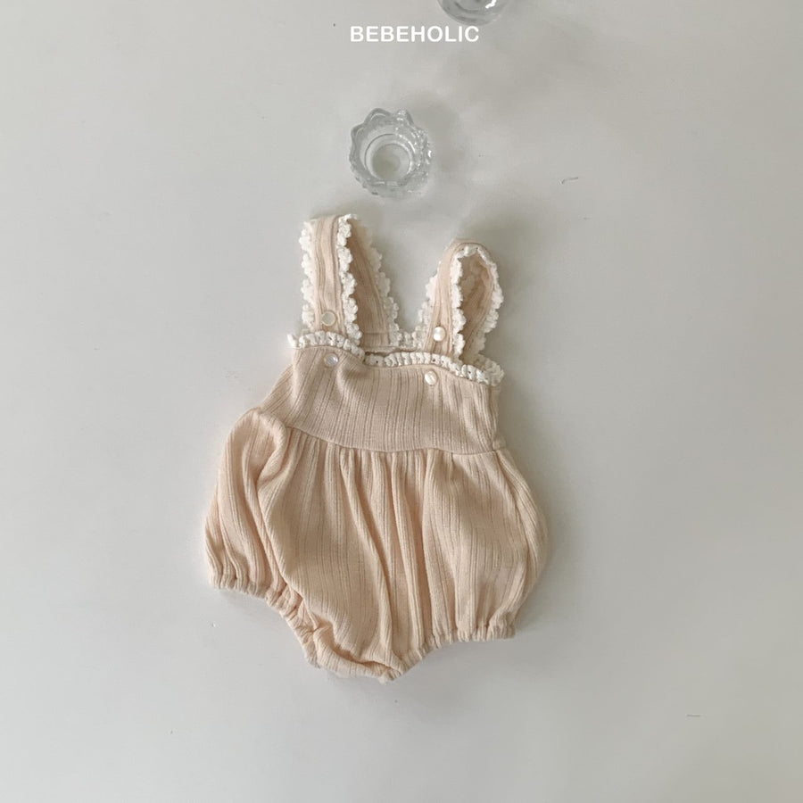 【bebeholic】 Lumi rib rompers