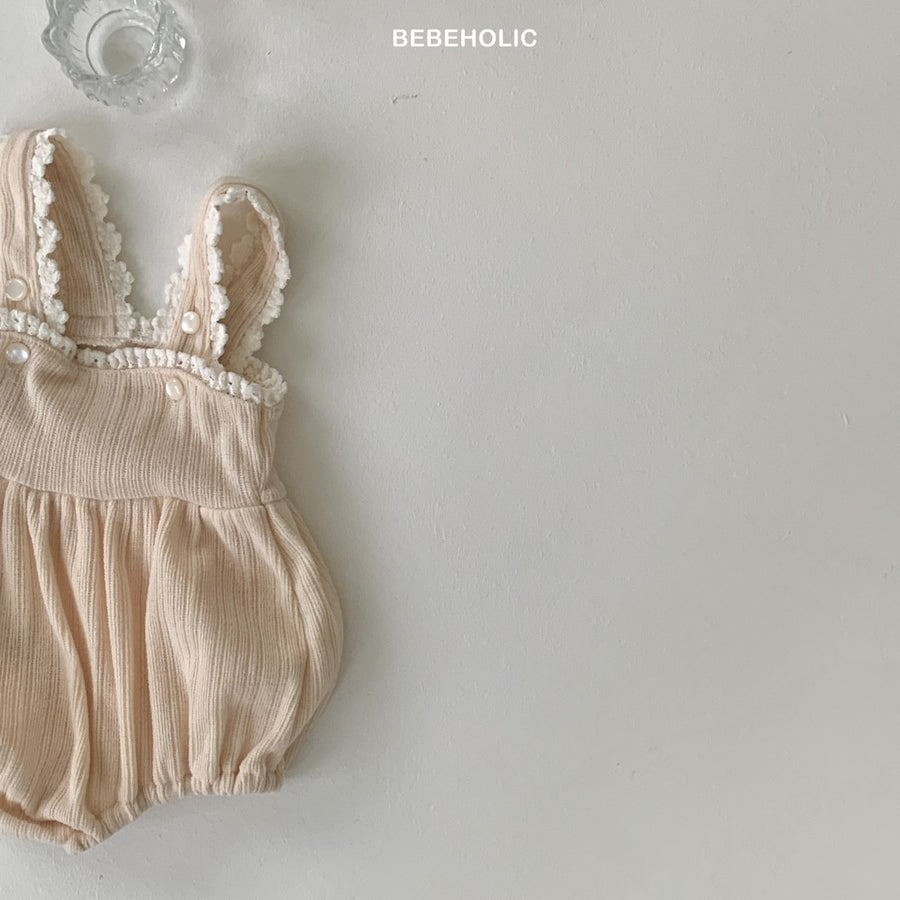 【bebeholic】 Lumi rib rompers