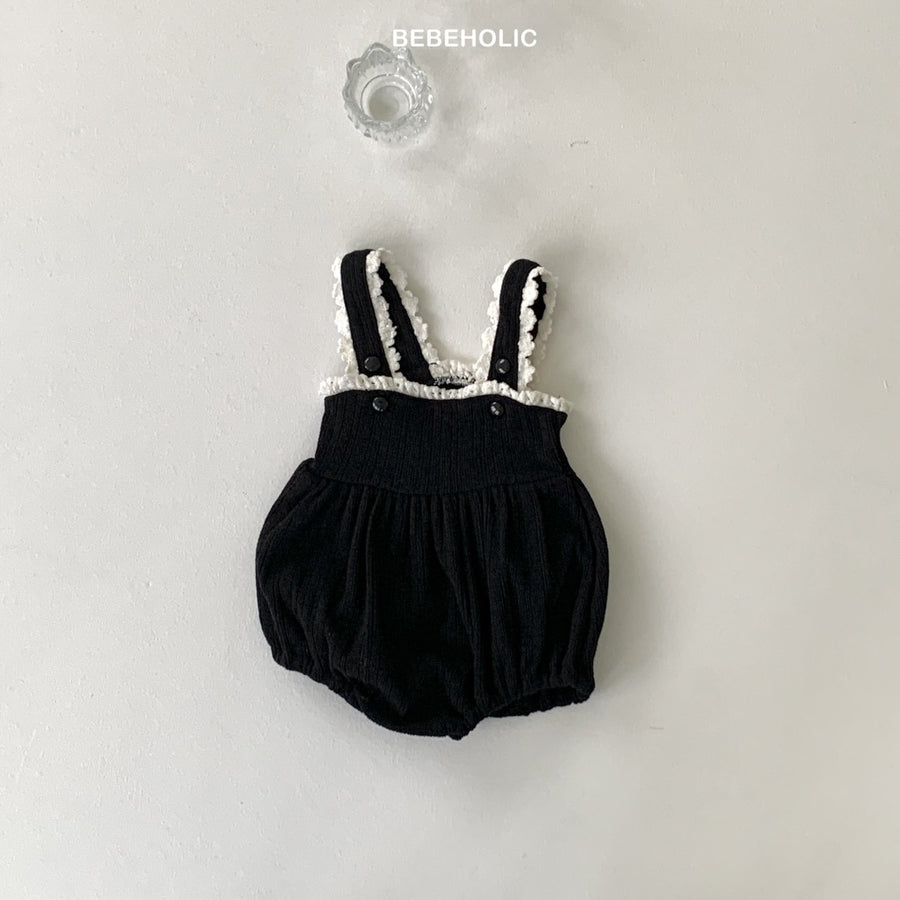 【bebeholic】 Lumi rib rompers