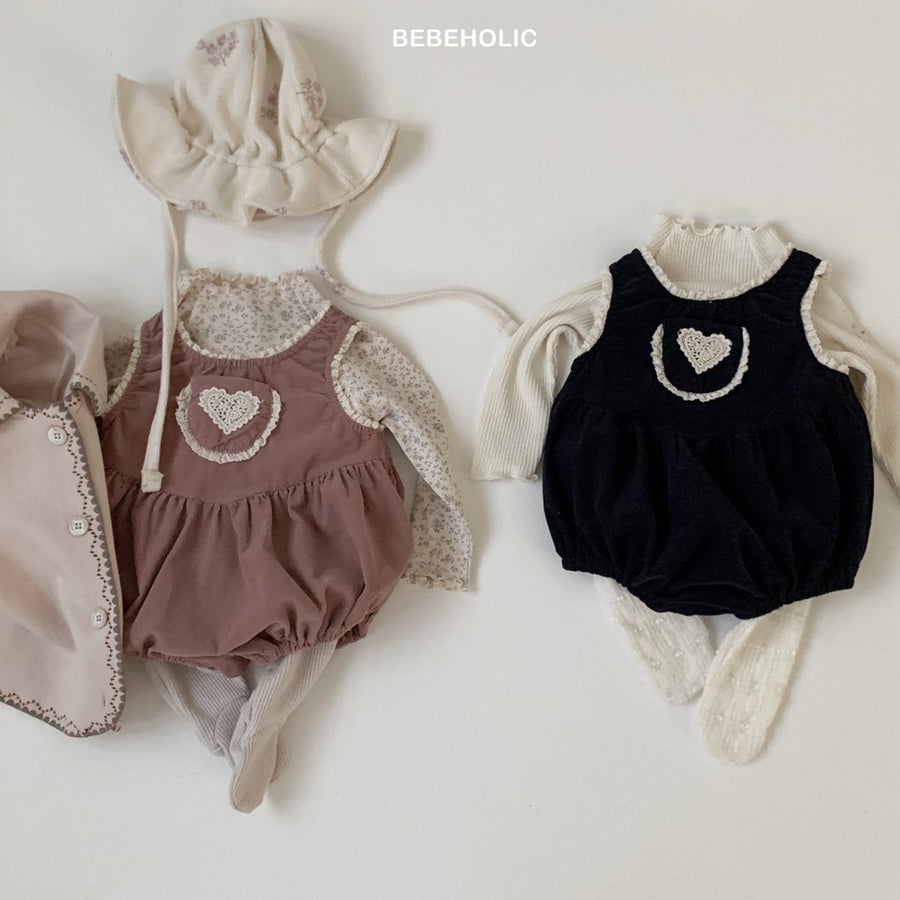 【bebeholic】 Bella corduroy rompers