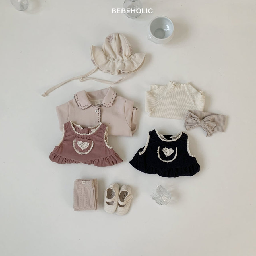 【bebeholic】 Bella corduroy rompers