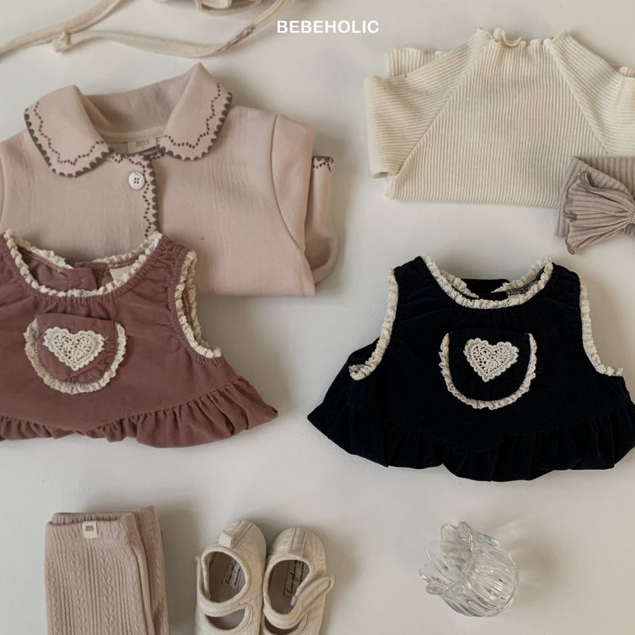 【bebeholic】 Bella corduroy rompers