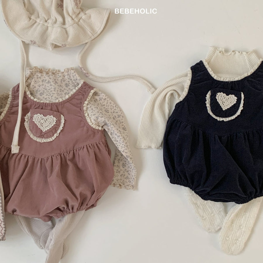 【bebeholic】 Bella corduroy rompers