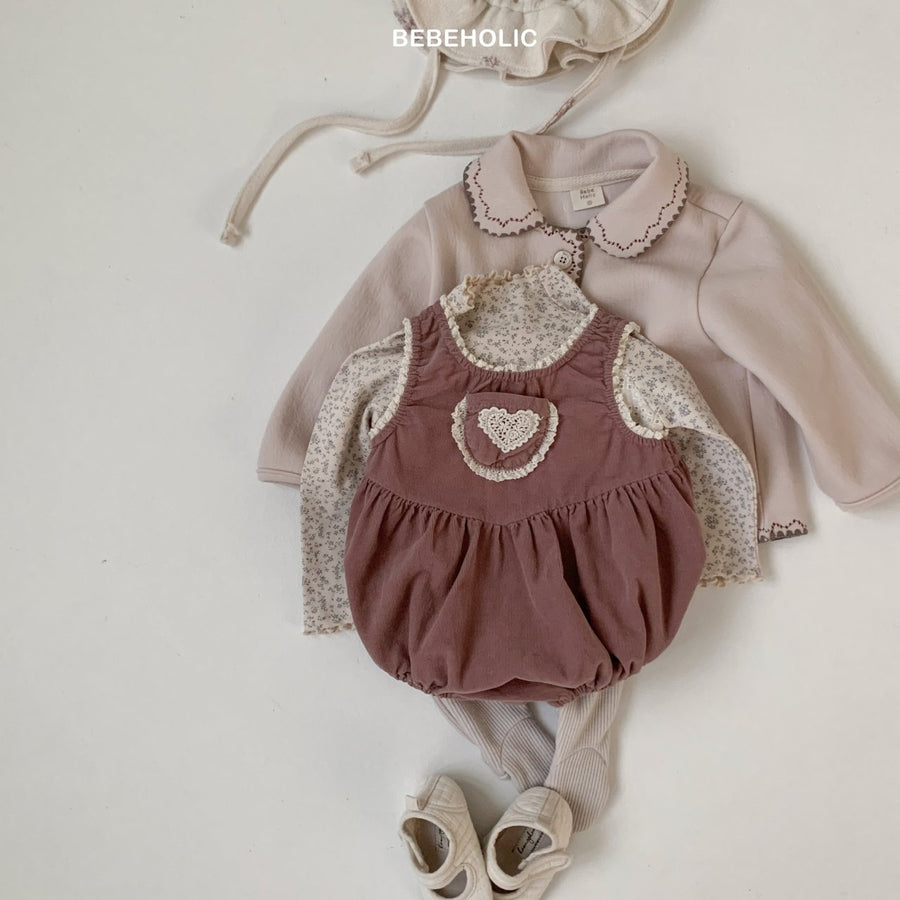 【bebeholic】 Bella corduroy rompers