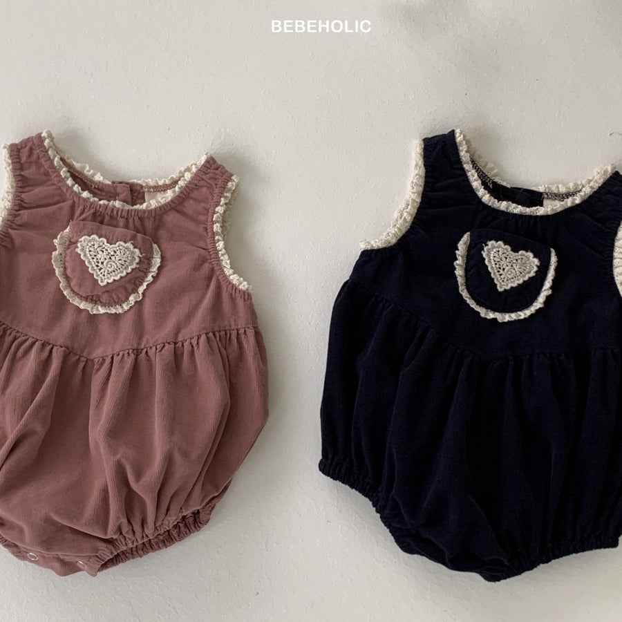 【bebeholic】 Bella corduroy rompers