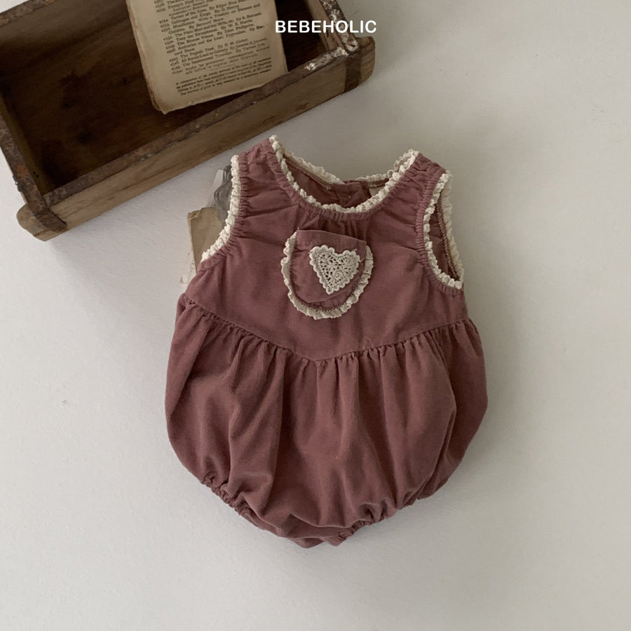 【bebeholic】 Bella corduroy rompers