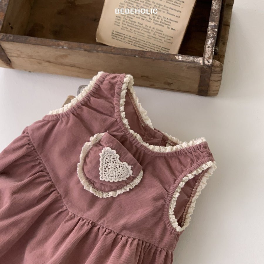 【bebeholic】 Bella corduroy rompers