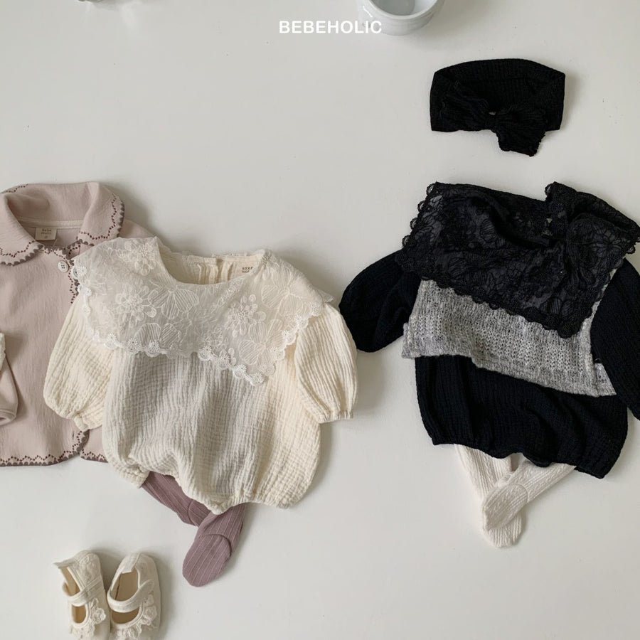 【bebeholic】 Berry sailor rompers