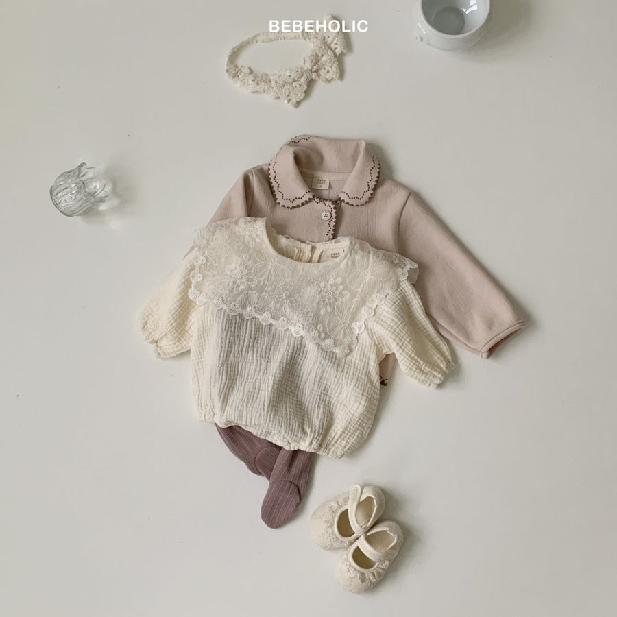 【bebeholic】 Berry sailor rompers