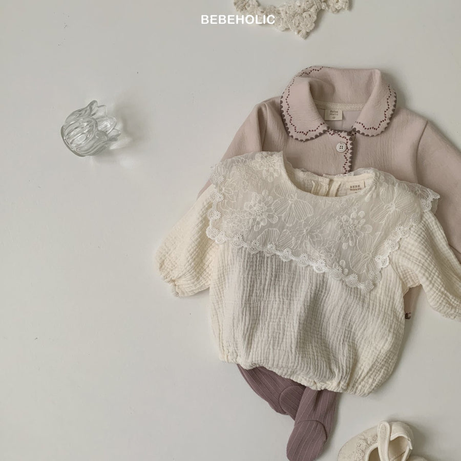 【bebeholic】 Berry sailor rompers