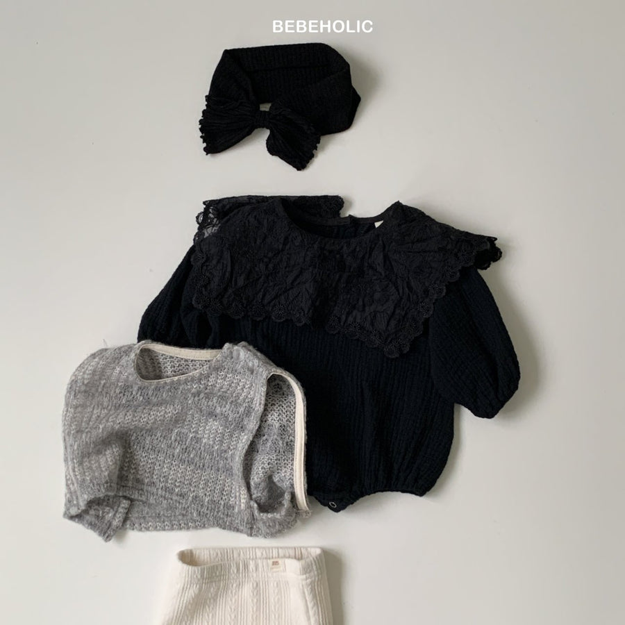 【bebeholic】 Berry sailor rompers