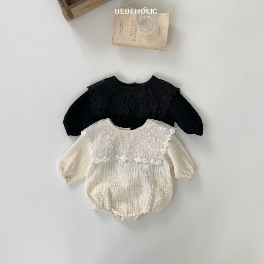 【bebeholic】 Berry sailor rompers