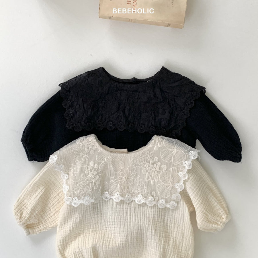 【bebeholic】 Berry sailor rompers