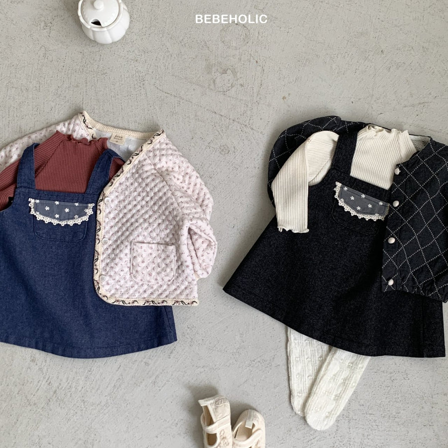 【bebeholic】 Pauline Denim One Piece