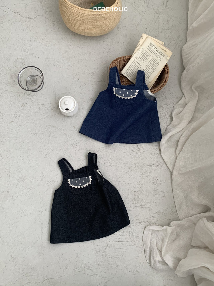 【bebeholic】 Pauline Denim One Piece