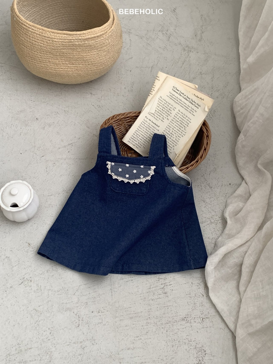【bebeholic】 Pauline Denim One Piece