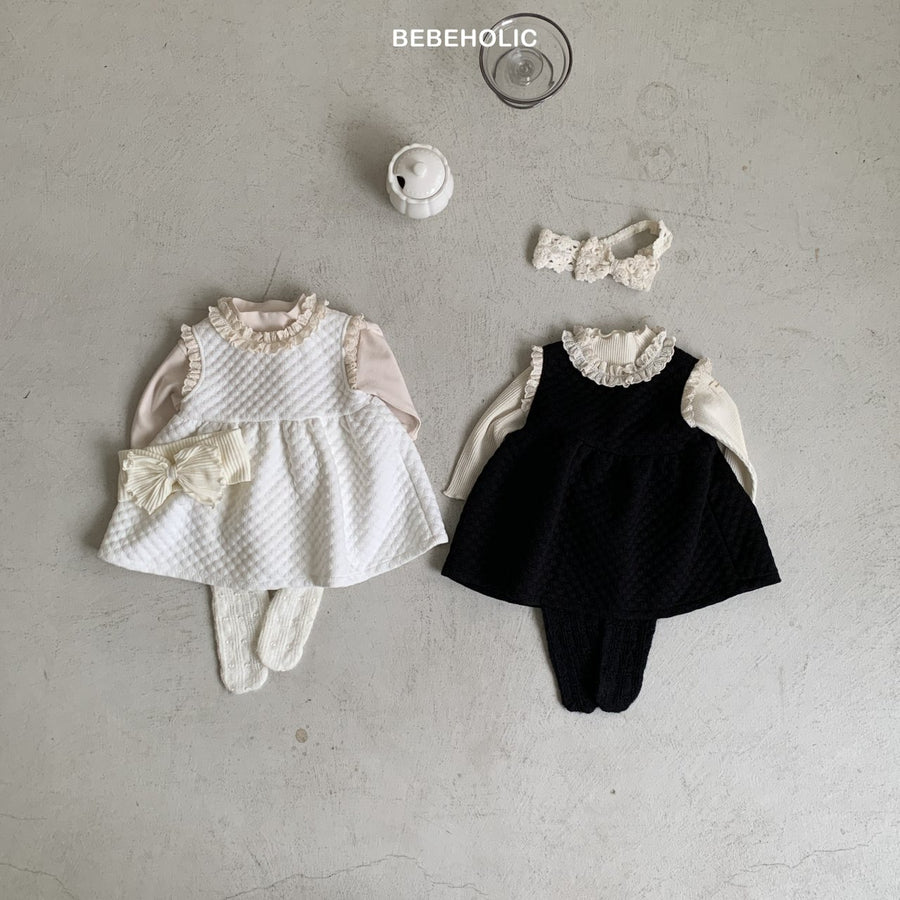 【bebeholic】 Pure lace one piece