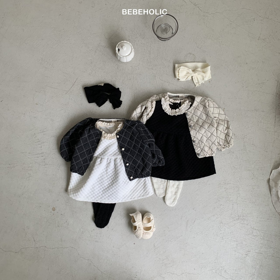 【bebeholic】 Pure lace one piece