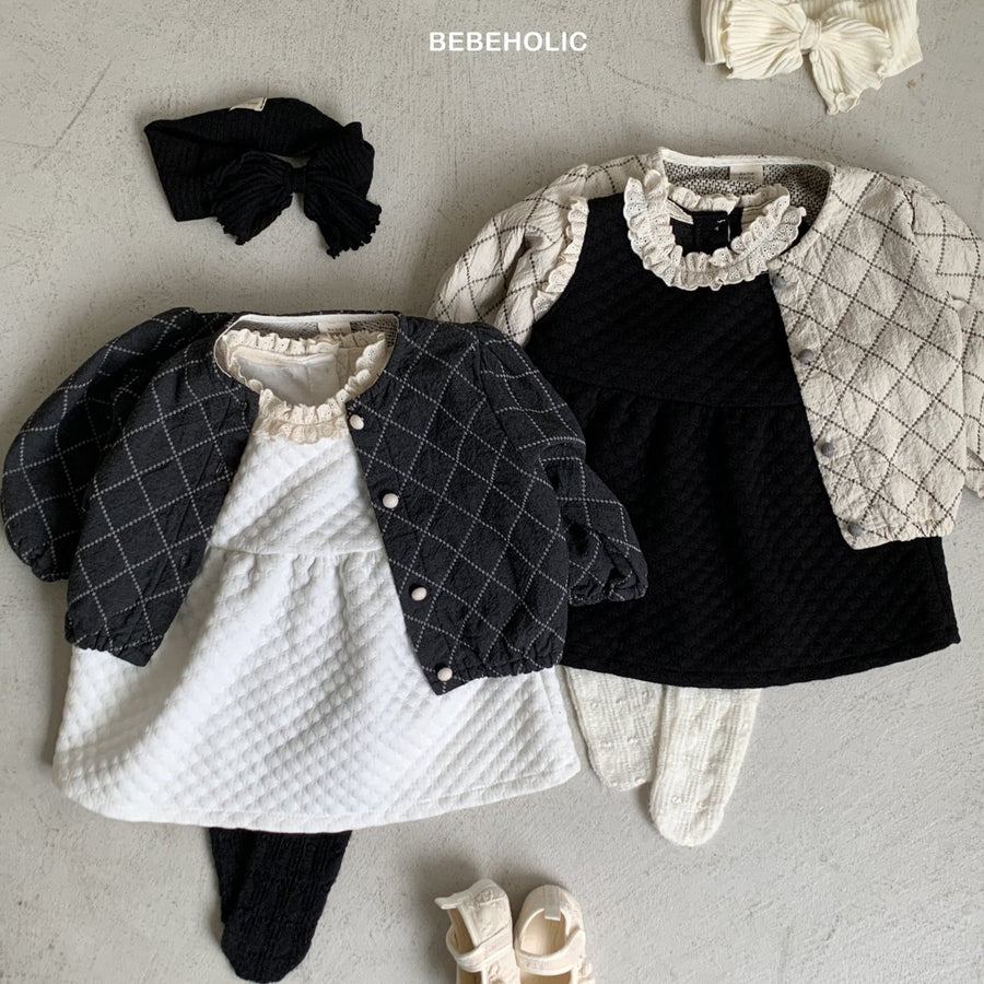【bebeholic】 Pure lace one piece