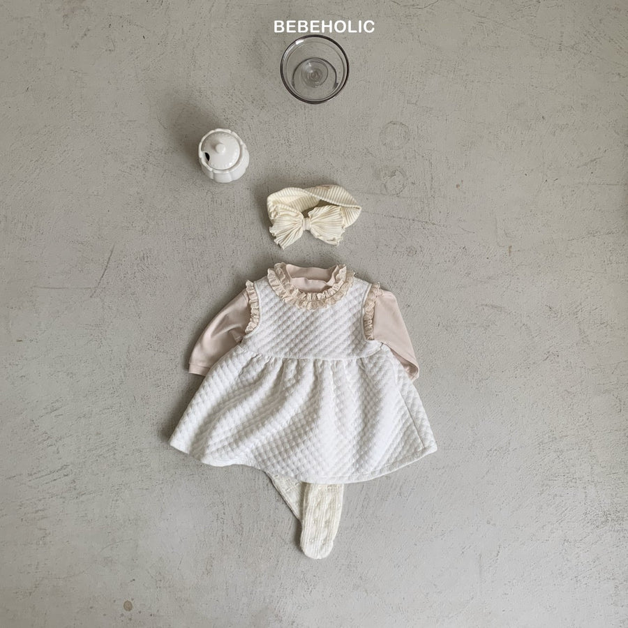 【bebeholic】 Pure lace one piece