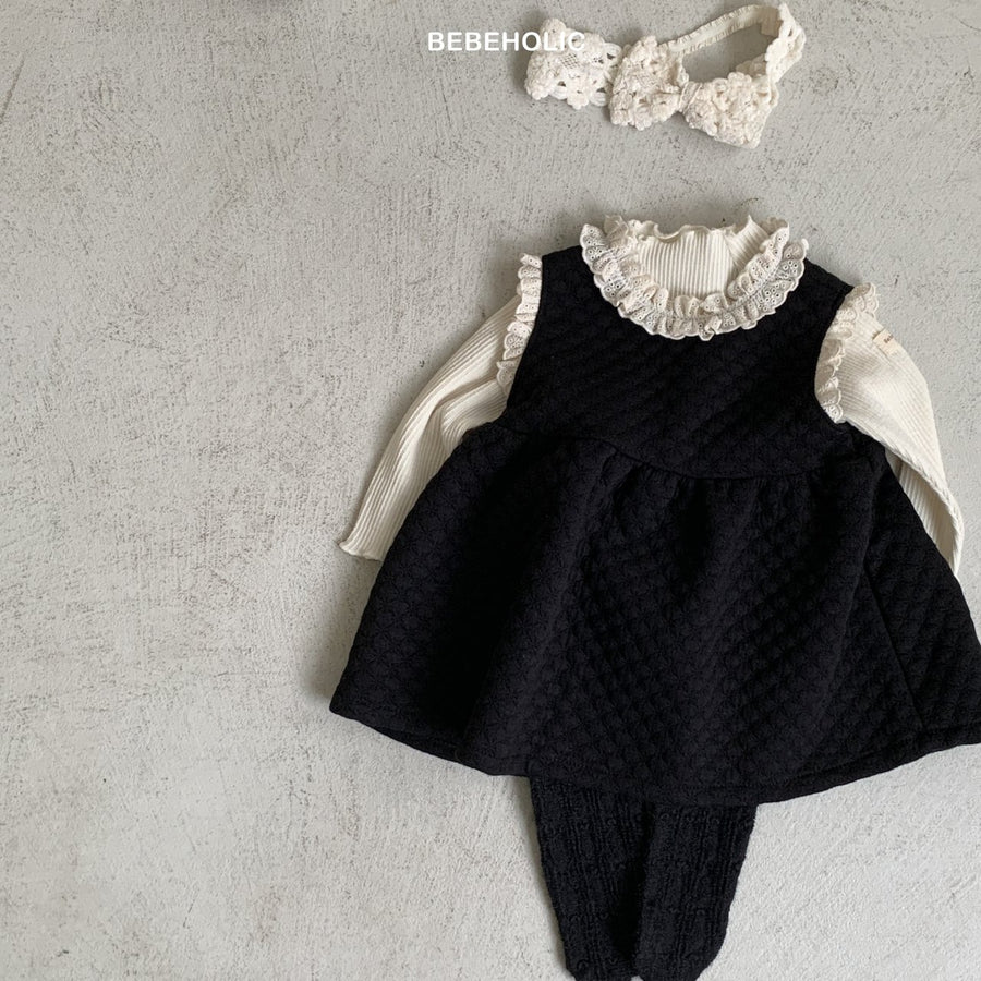【bebeholic】 Pure lace one piece