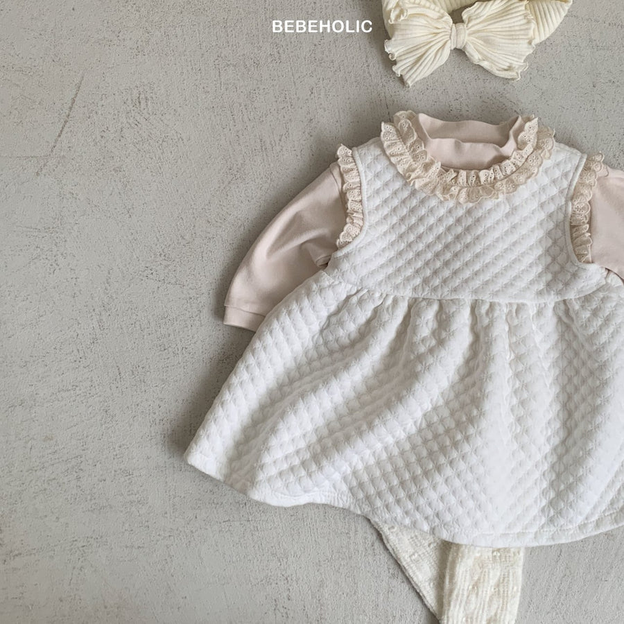 【bebeholic】 Pure lace one piece