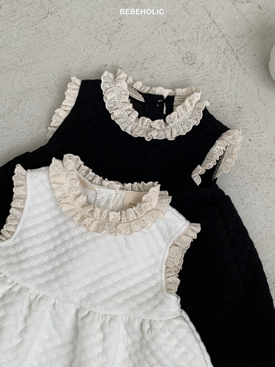【bebeholic】 Pure lace one piece