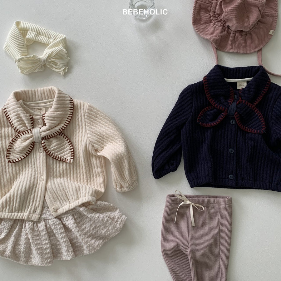 【bebeholic】 Roni collar Cardigan