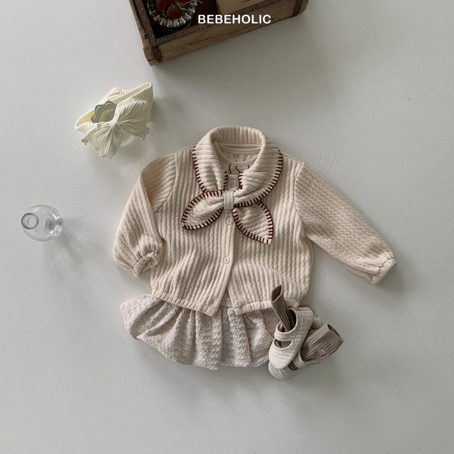 【bebeholic】 Roni collar Cardigan