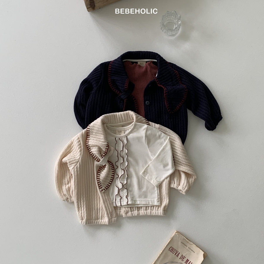 【bebeholic】 Roni collar Cardigan