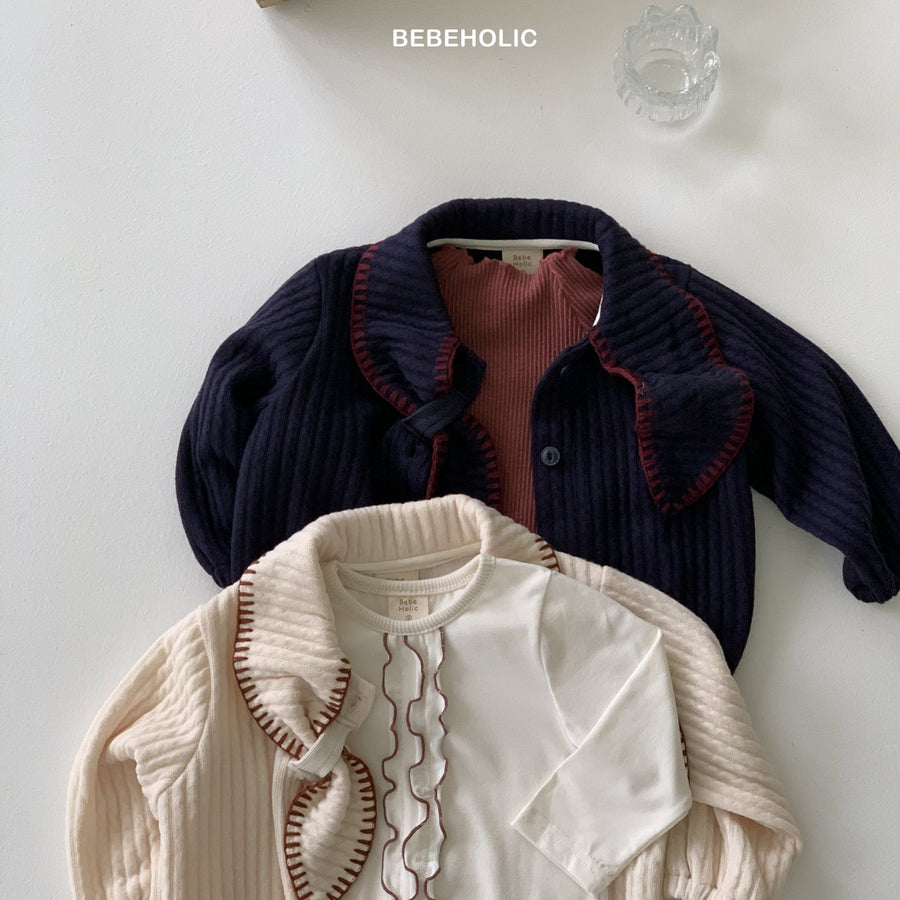 【bebeholic】 Roni collar Cardigan