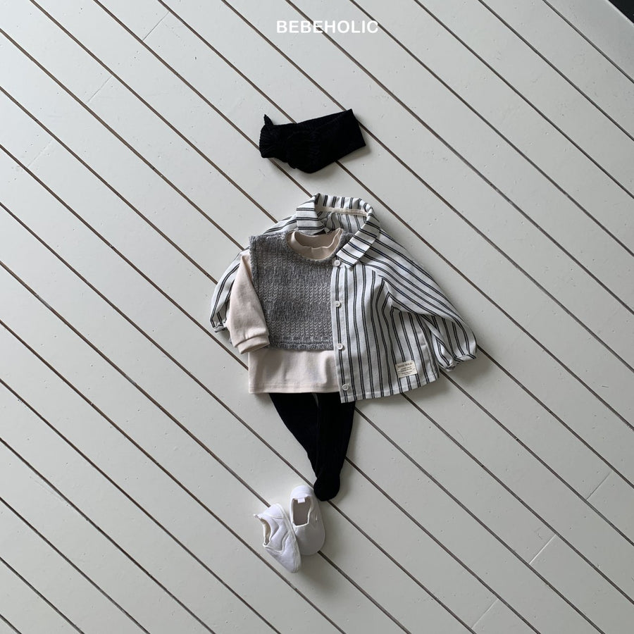 【bebeholic】 Pol nagrang Shirt