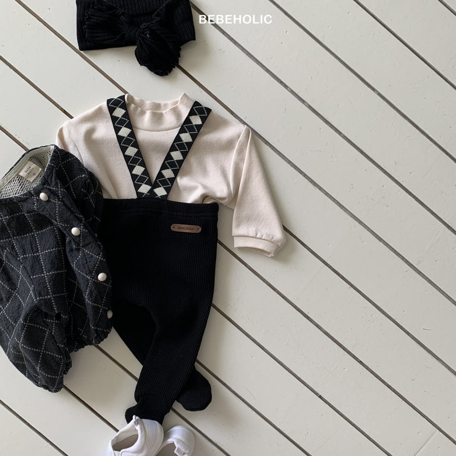【bebeholic】 Diamond foot leggings