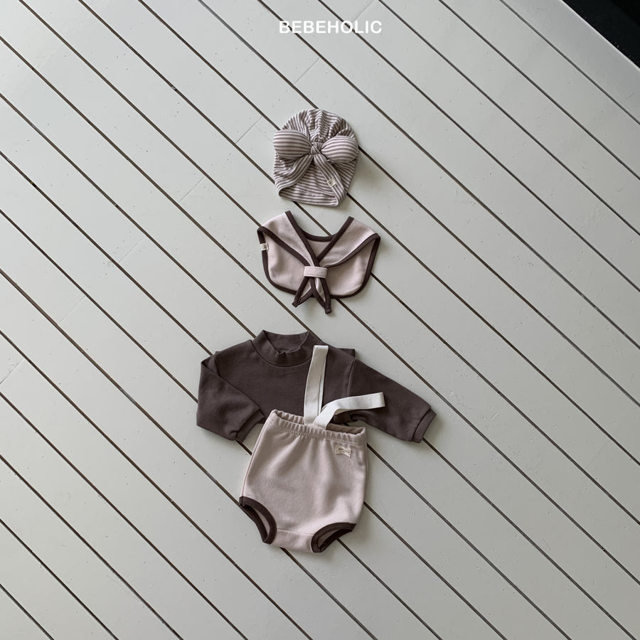 【bebeholic】 Honey scarf set bloomer