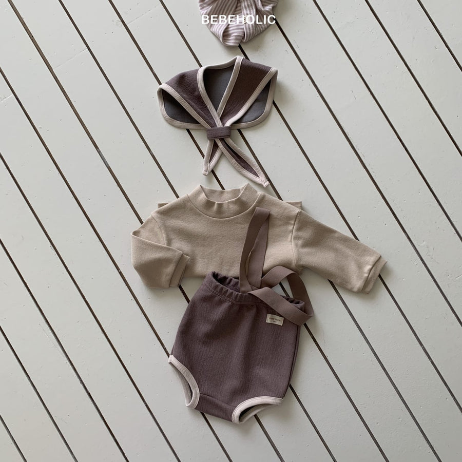 【bebeholic】 Honey scarf set bloomer