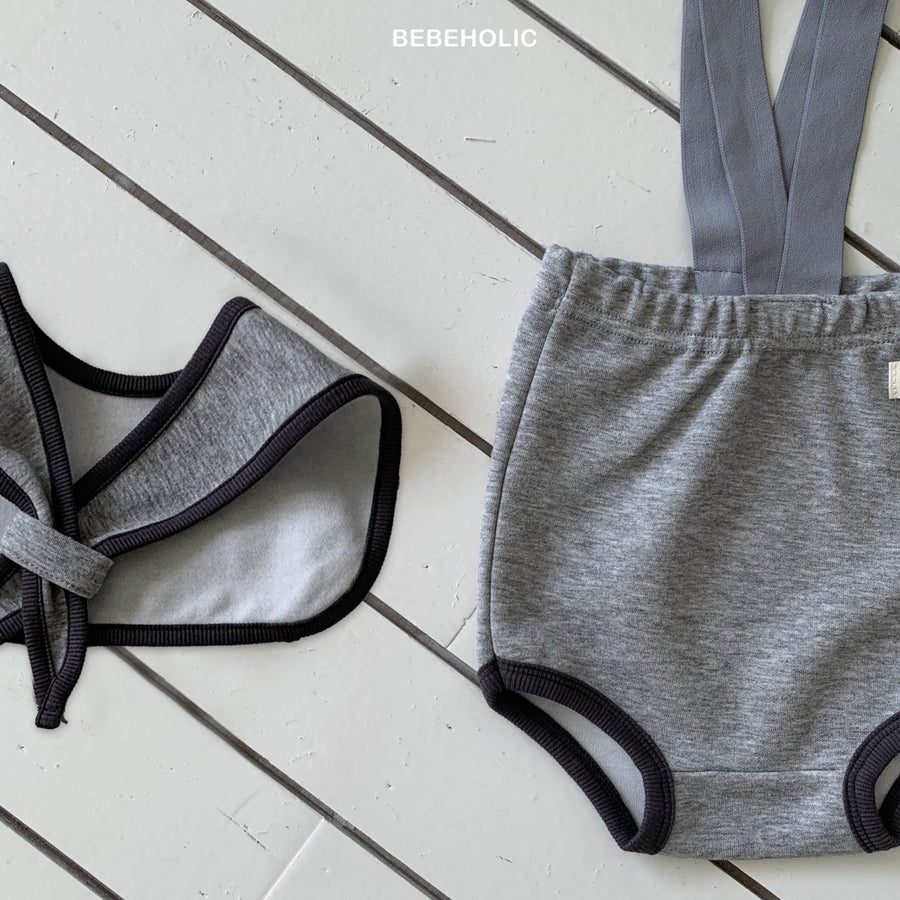 【bebeholic】 Honey scarf set bloomer
