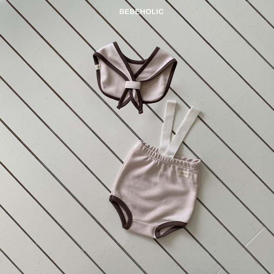 【bebeholic】 Honey scarf set bloomer