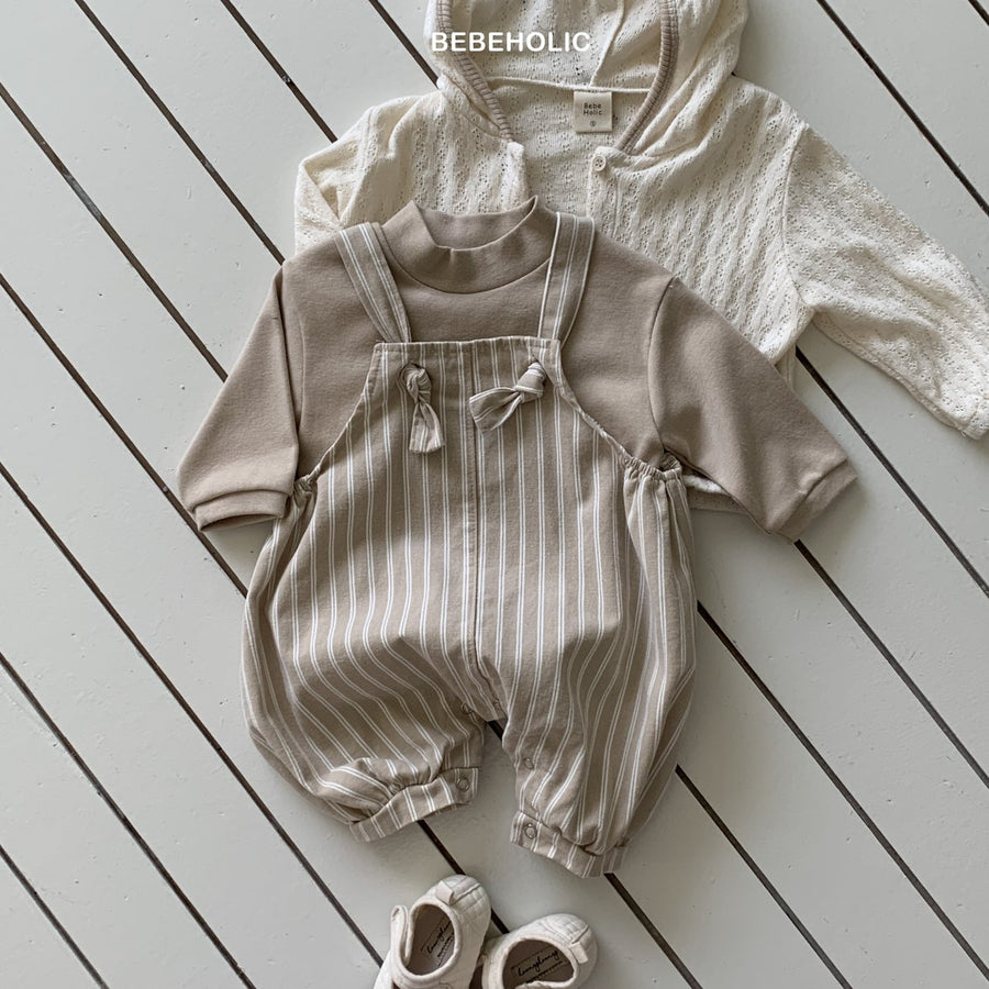 【bebeholic】 Cooper stripe over all Suit