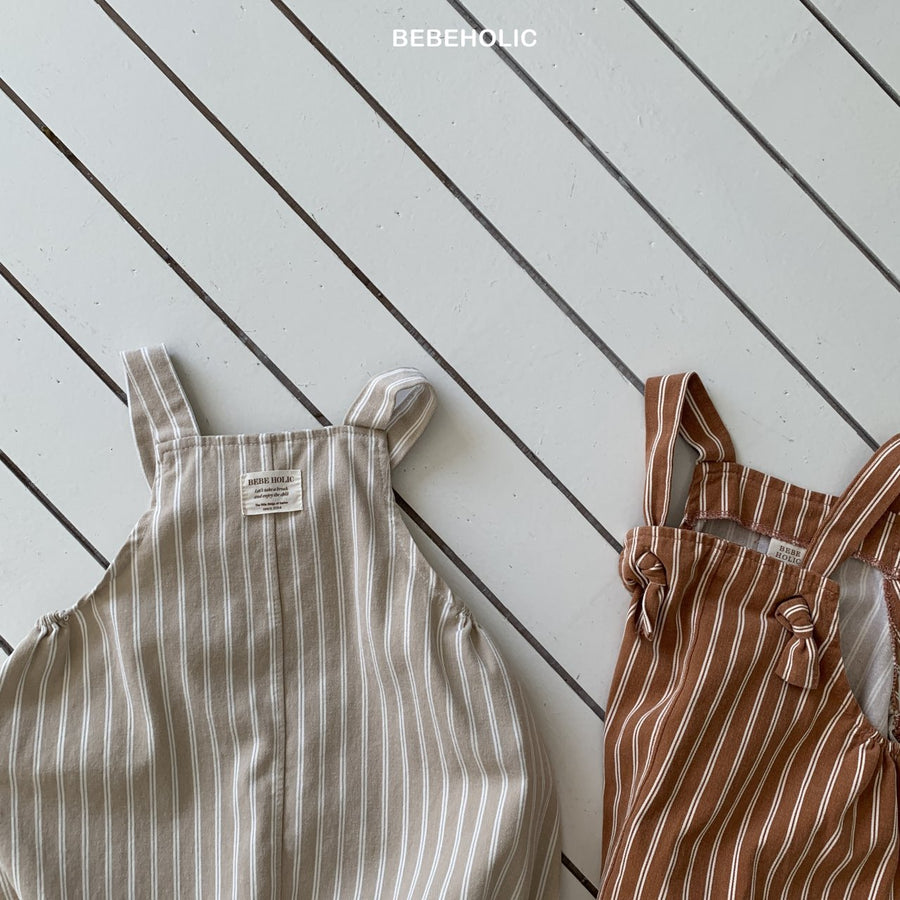 【bebeholic】 Cooper stripe over all Suit