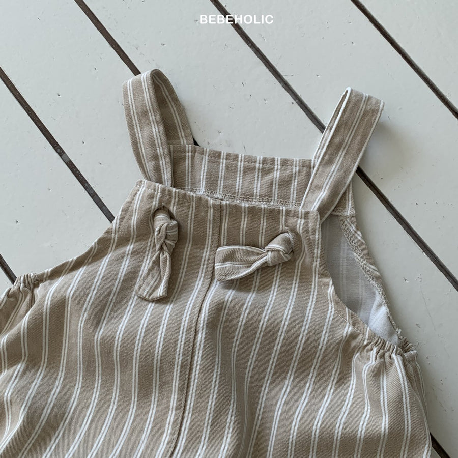 【bebeholic】 Cooper stripe over all Suit