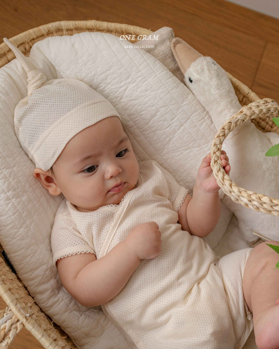 【one gram】 Mesh newborn suit　※クーポン使用で表示価格よりさらに10%OFF！4月20日（日）23：59まで！クーポンコード：april10　