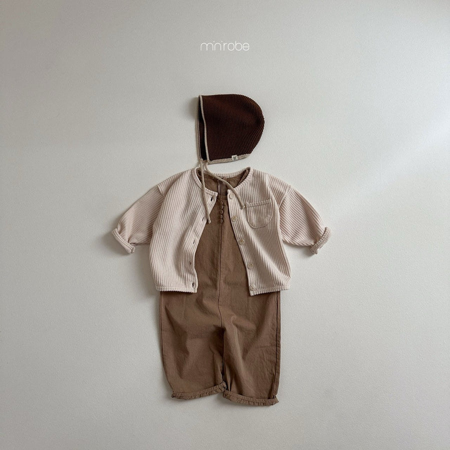 NEW【minirobe】ジェーン ソフトカーディガン