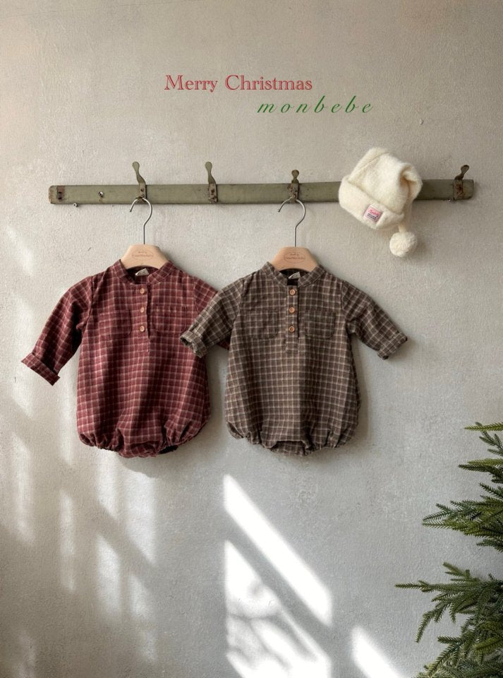 【monbebe】 China Check Suit