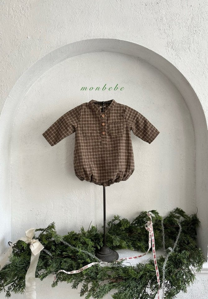 【monbebe】 China Check Suit