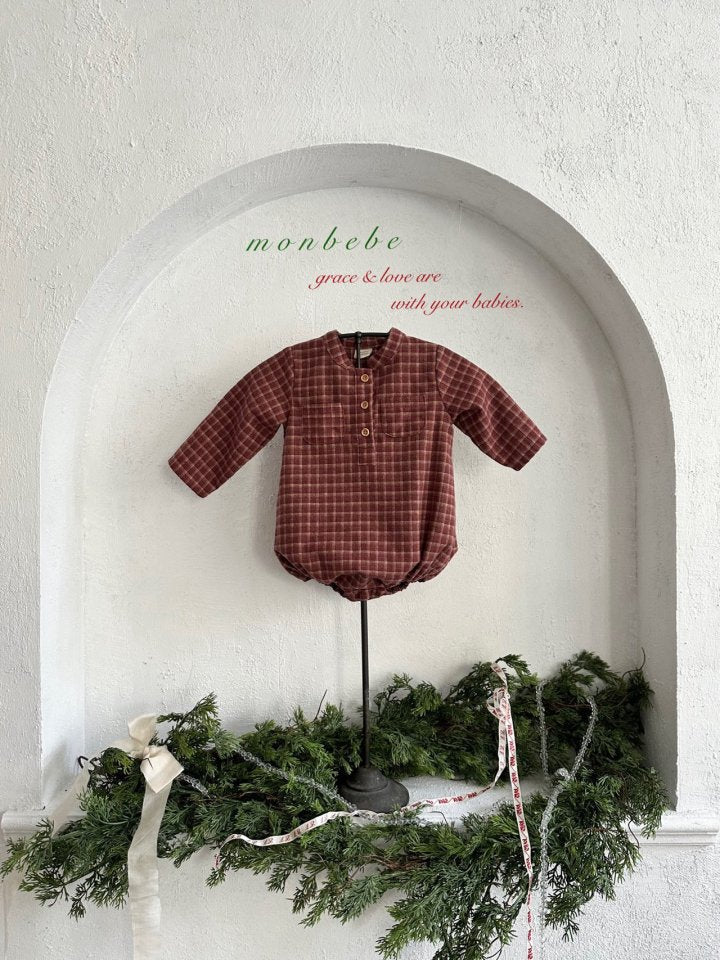 【monbebe】 China Check Suit