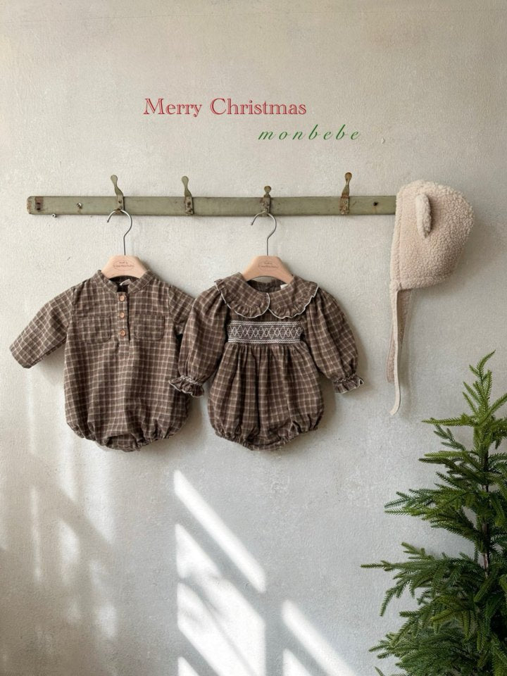 【monbebe】 China Check Suit
