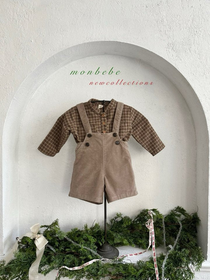 【monbebe】 China check shirts