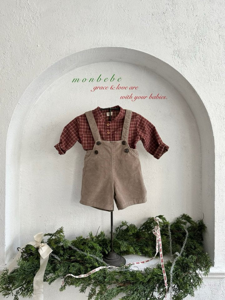 【monbebe】 China check shirts