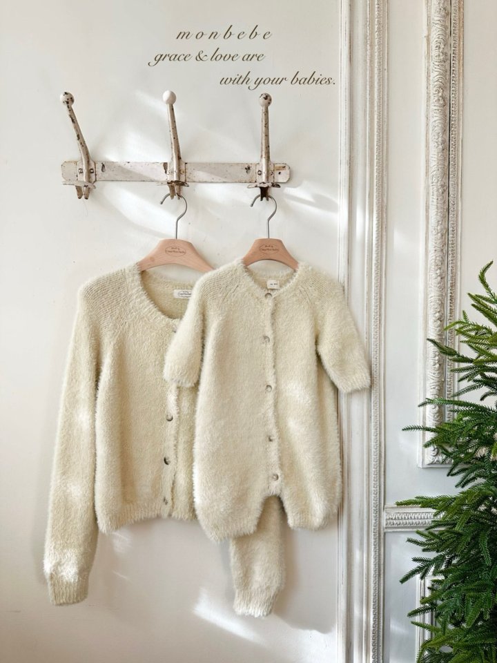 【monbebe】 Teddy cardigan (for mom)