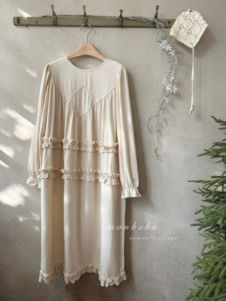 【monbebe】 Merlin Frill dress (for mom)